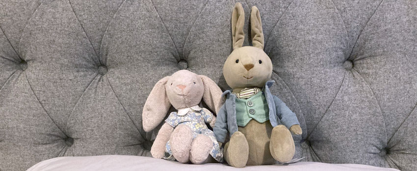 Jellycat Lottie and Jasper Bunny